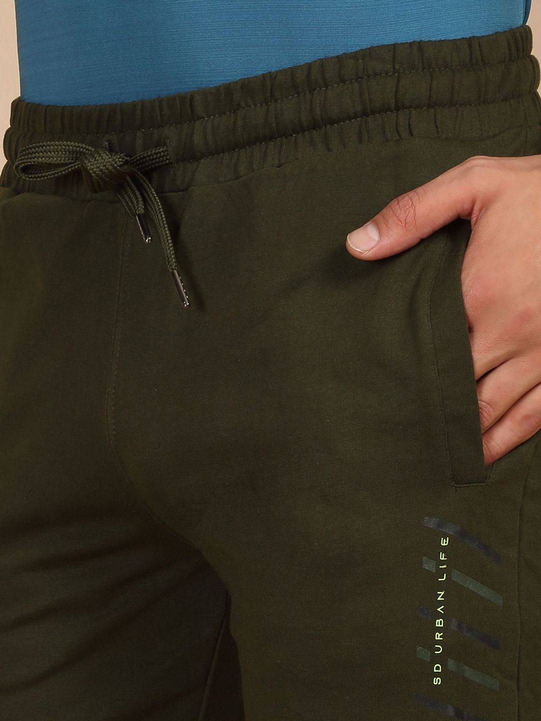 Sweet Dreams Men Cotton Mid-Rise Lounge Shorts