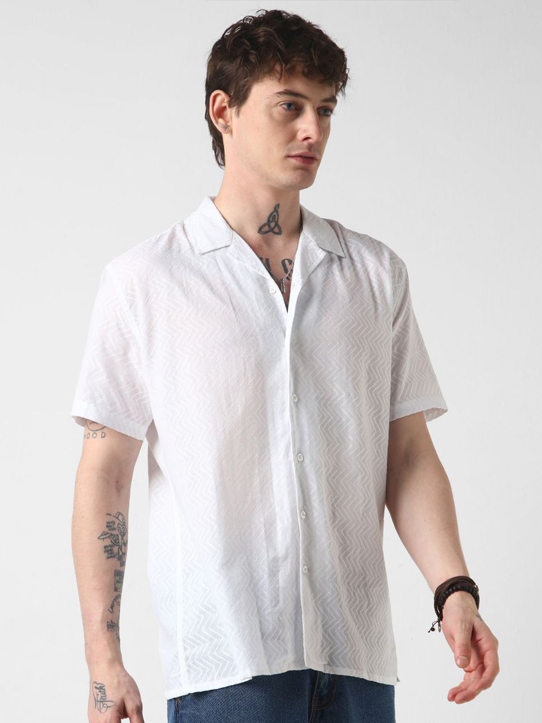 VASTRADO Men Classic Opaque Casual Shirt