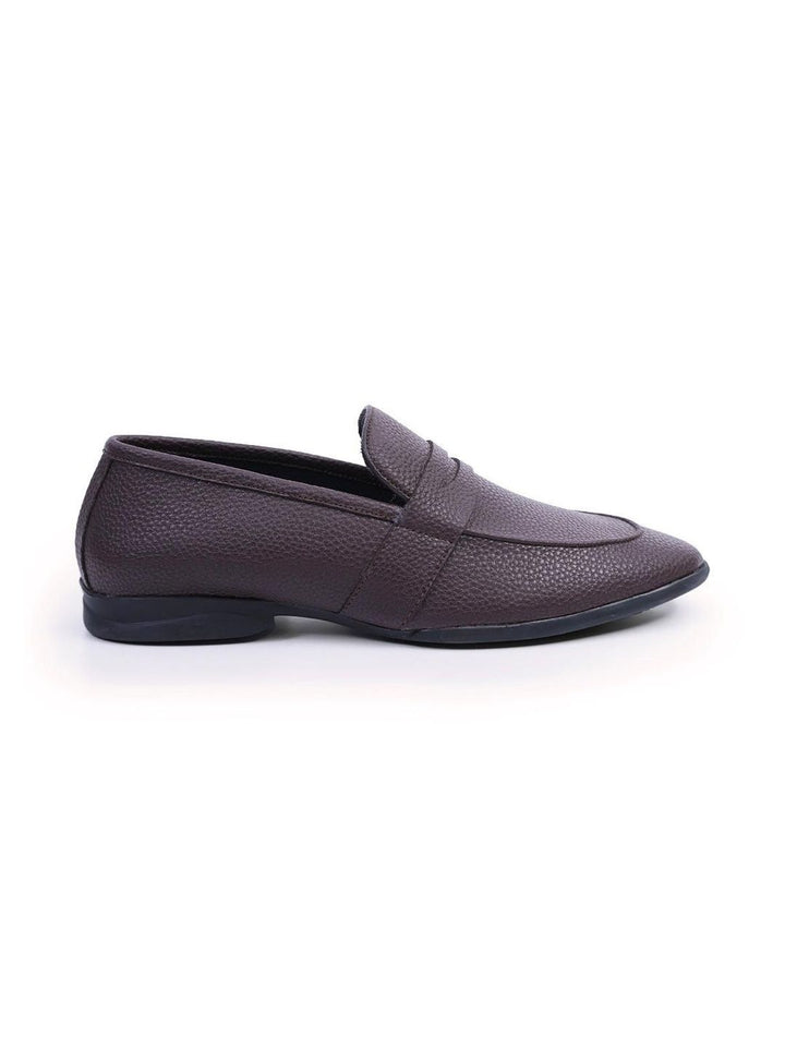 MONKSTORY Men Brown PU Loafers