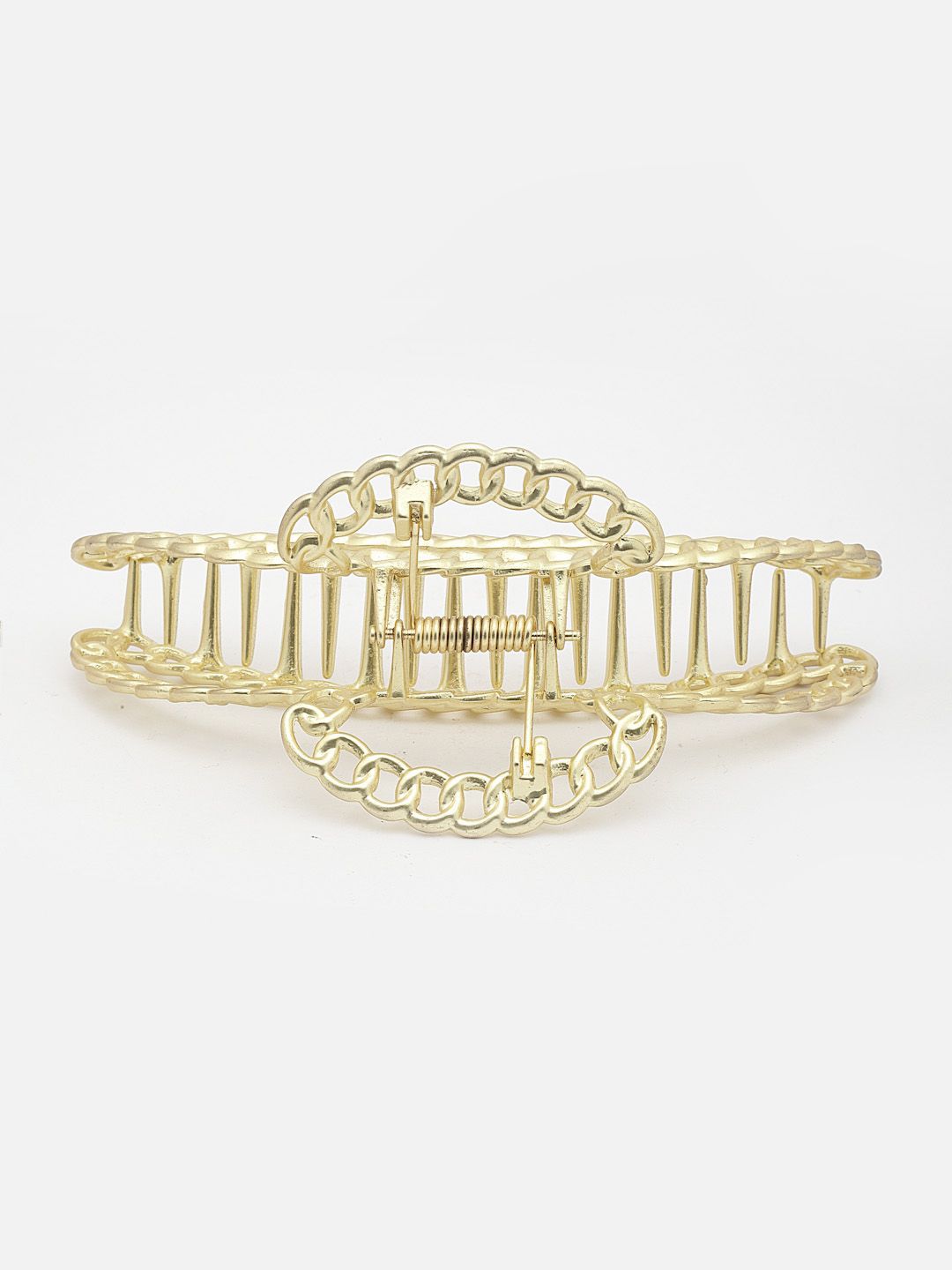 PANASH Women Gold Plated Metal Claw Clip