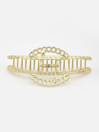 PANASH Women Gold Plated Metal Claw Clip