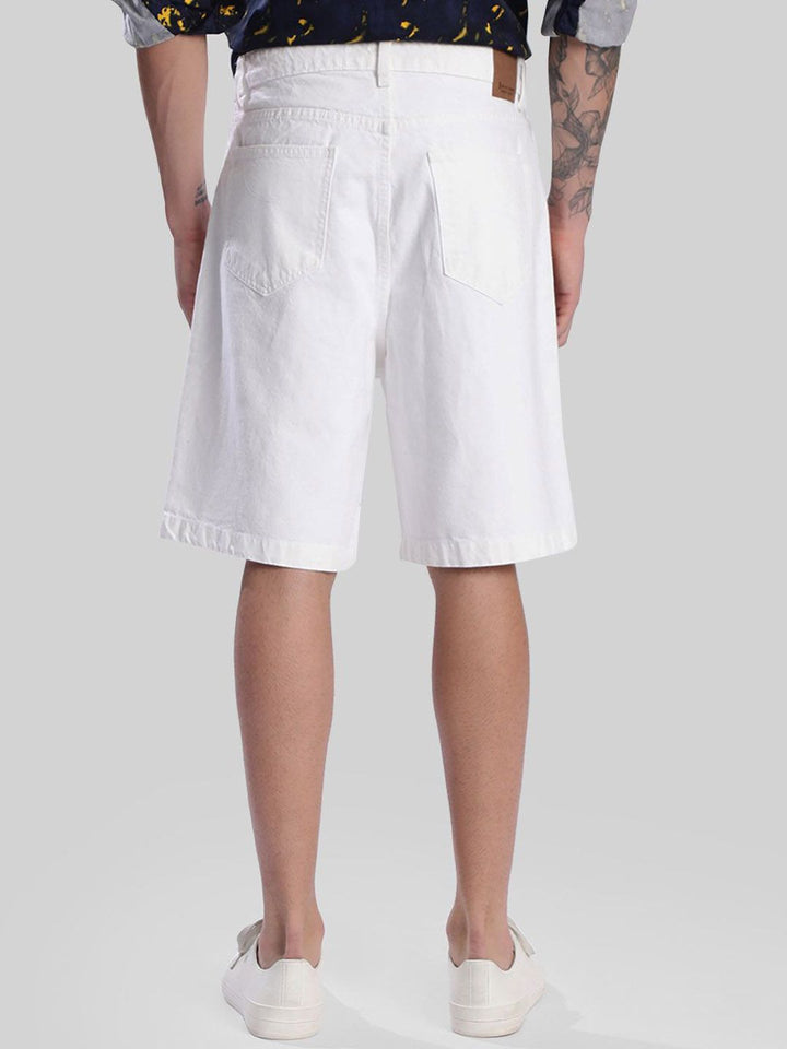 Bene Kleed Men Baggy Fit Distressed Denim Shorts