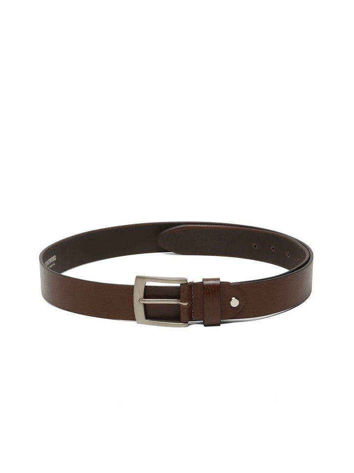 Teakwood Leathers Men Textured Leather Belt