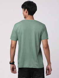 ADRO Men Typography Printed Cotton T-shirt
