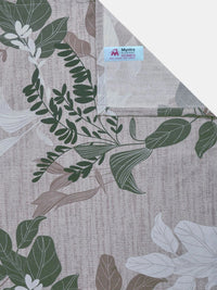 Myntra Elegant Homes Grey  Floral 300 TC King Double Bedsheet with 2 Pillow Covers