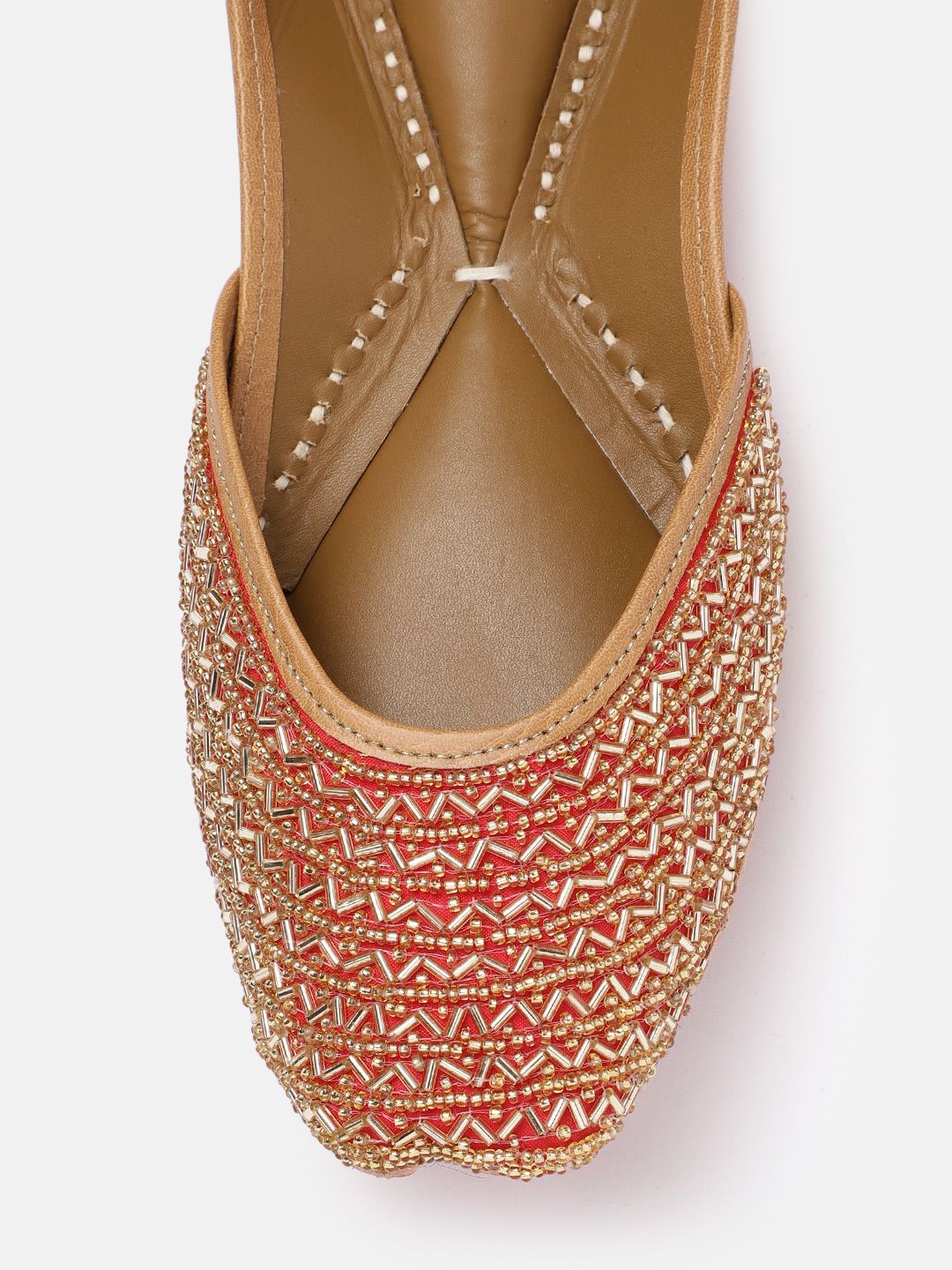House of Pataudi Women Ethnic Embellished Mojaris
