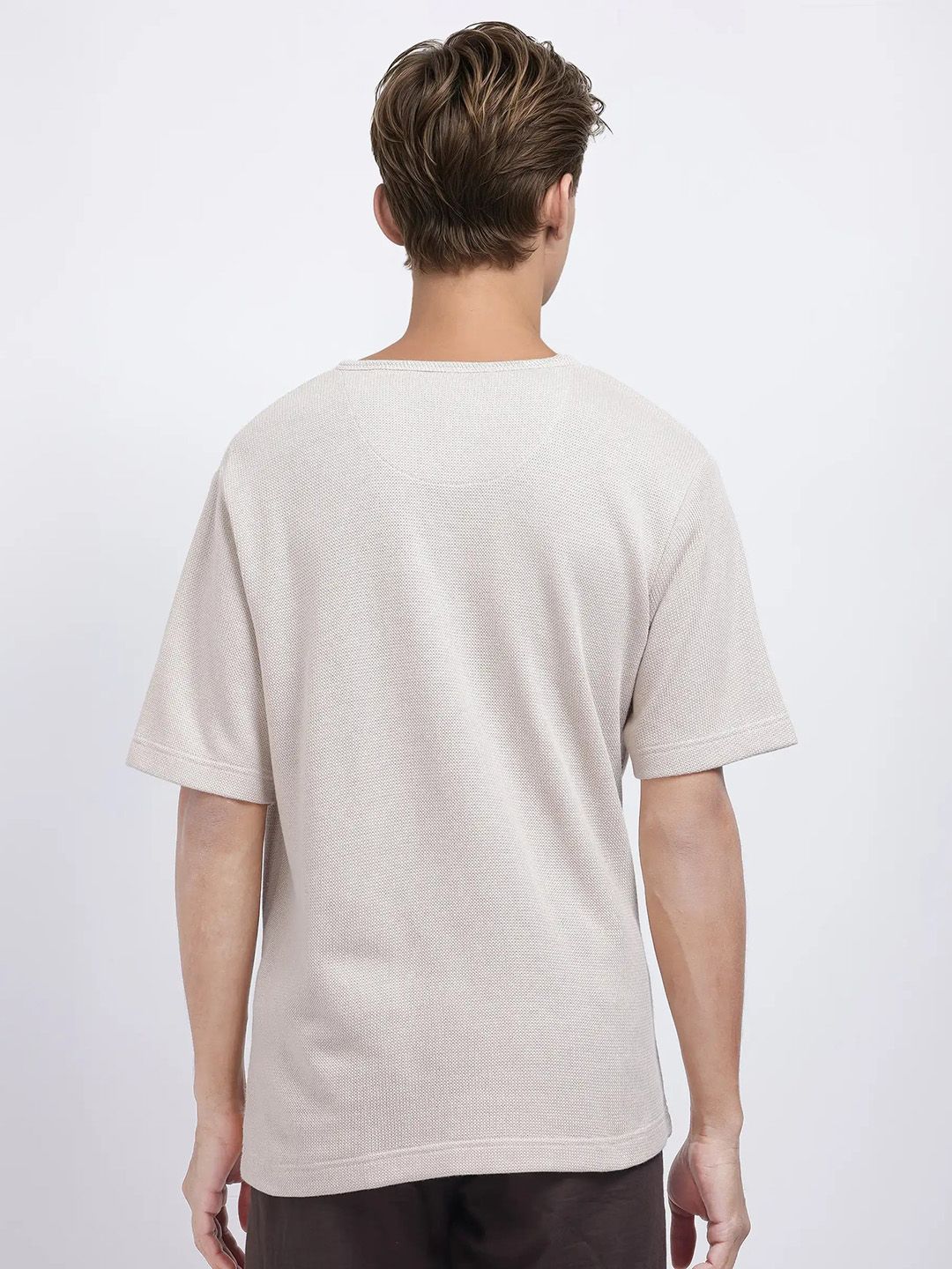 RARE RABBIT Men Pockets Boxy T-shirt