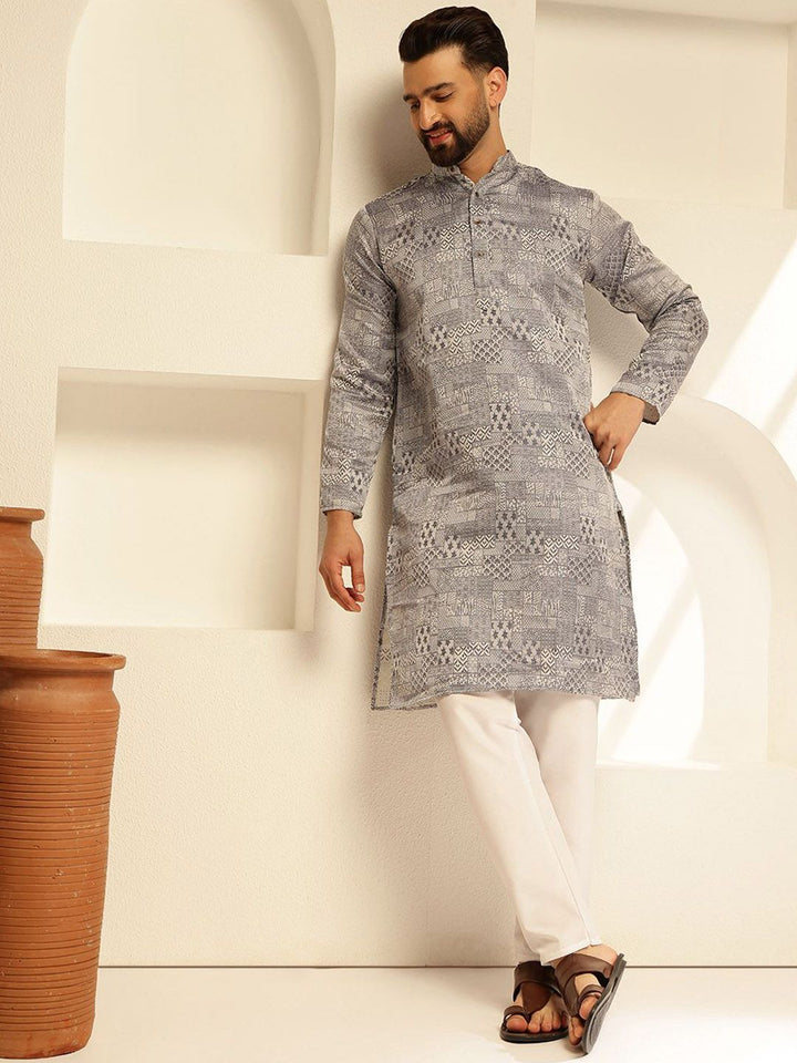 SOJANYA Woven Design Straight Kurta