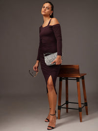 STREET 9 Cold-Shoulder Sheath Dress