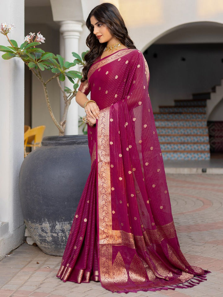 Saree mall Woven Design Zari Banarasi Sarees