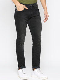 Being Human Men Slim Fit Mid-Rise Light Fade Dark Shade Clean Look Jeans