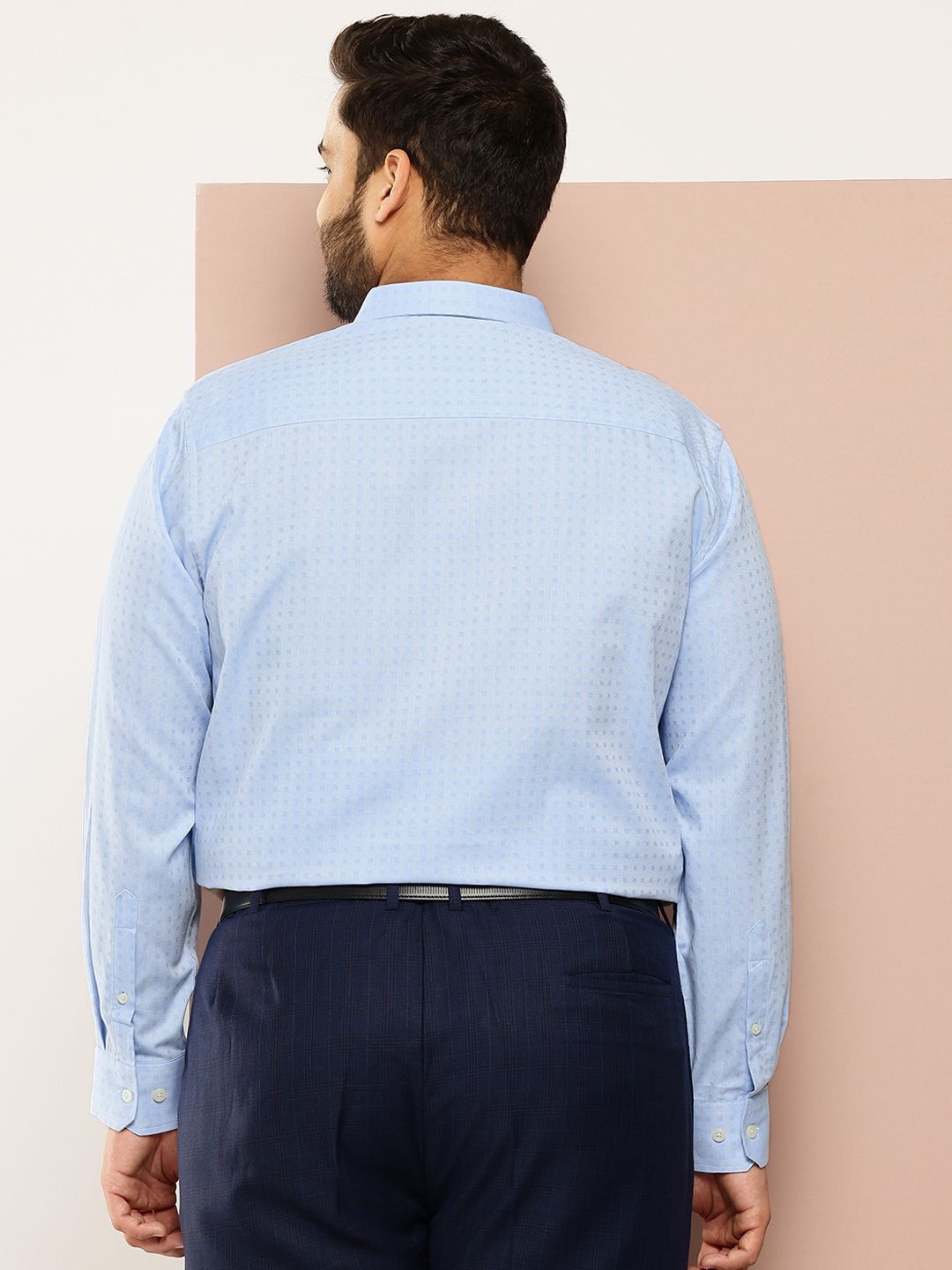 Thomas Scott Men Plus Size Premium Pure Cotton Formal Shirt