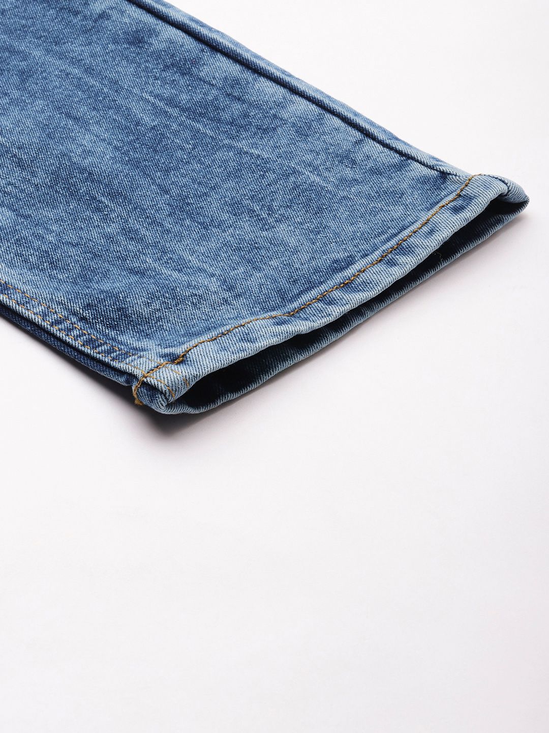 The Indian Garage Co Men Straight Fit Light Fade Jeans