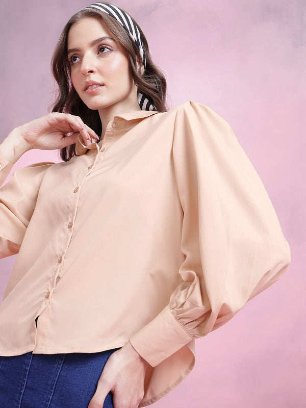 DressBerry Bishop Sleeves Shirt Style Top