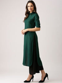 Libas Women Green Kurta
