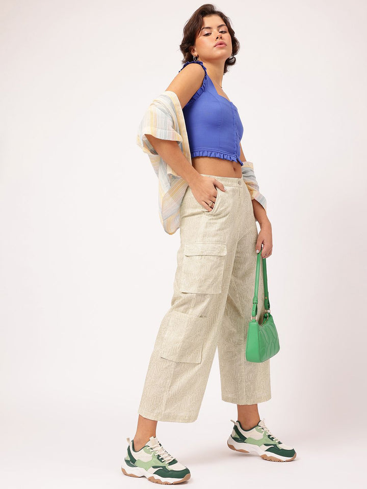 DressBerry Women Urban Uplift Cargo Trousers