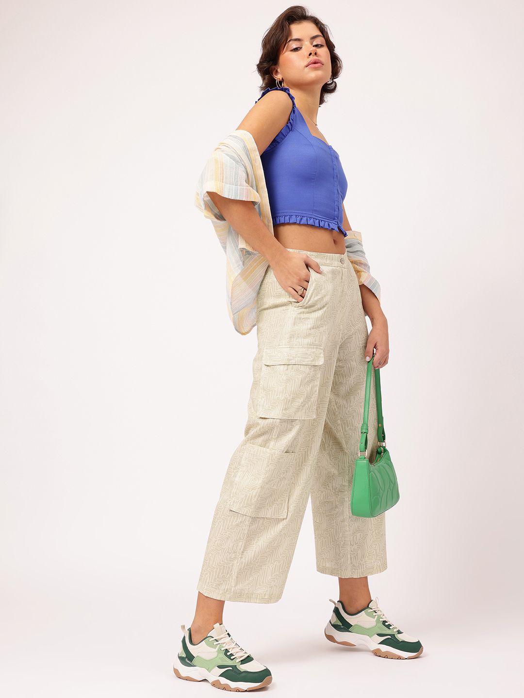DressBerry Women Urban Uplift Cargo Trousers