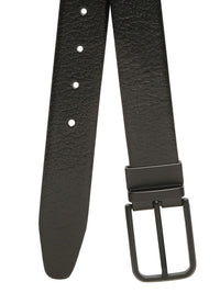Teakwood Leathers Men Textured Leather Reversible Belt