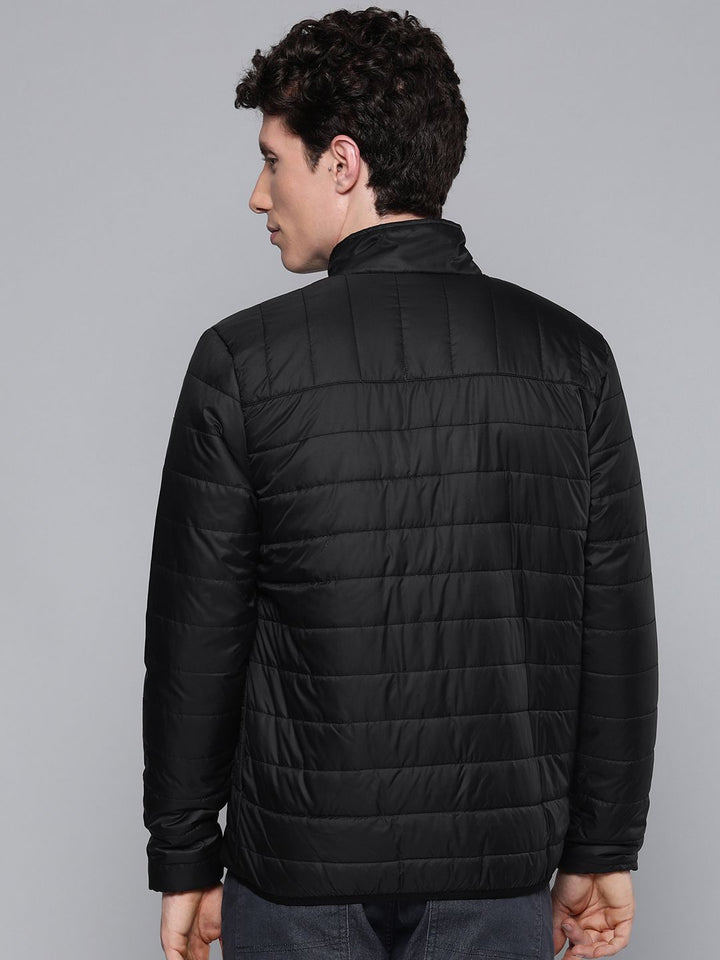 The Indian Garage Co Men Zip-Jacket Slim Fit Puffer Jacket