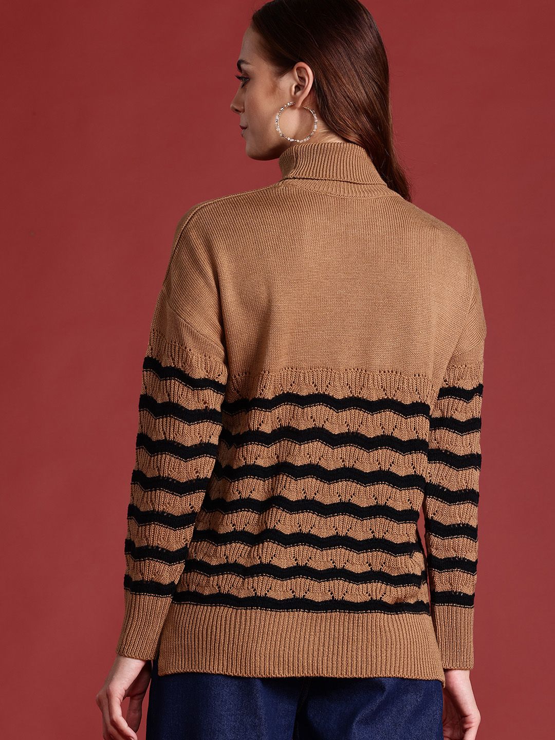 all about you Striped Pullover