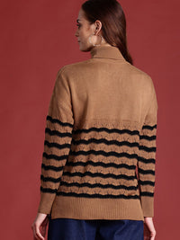 all about you Striped Pullover