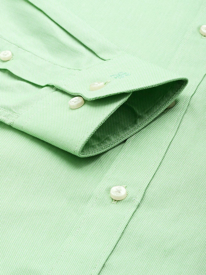 Raymond Self Design Slim Fit Pure Cotton Formal Shirt