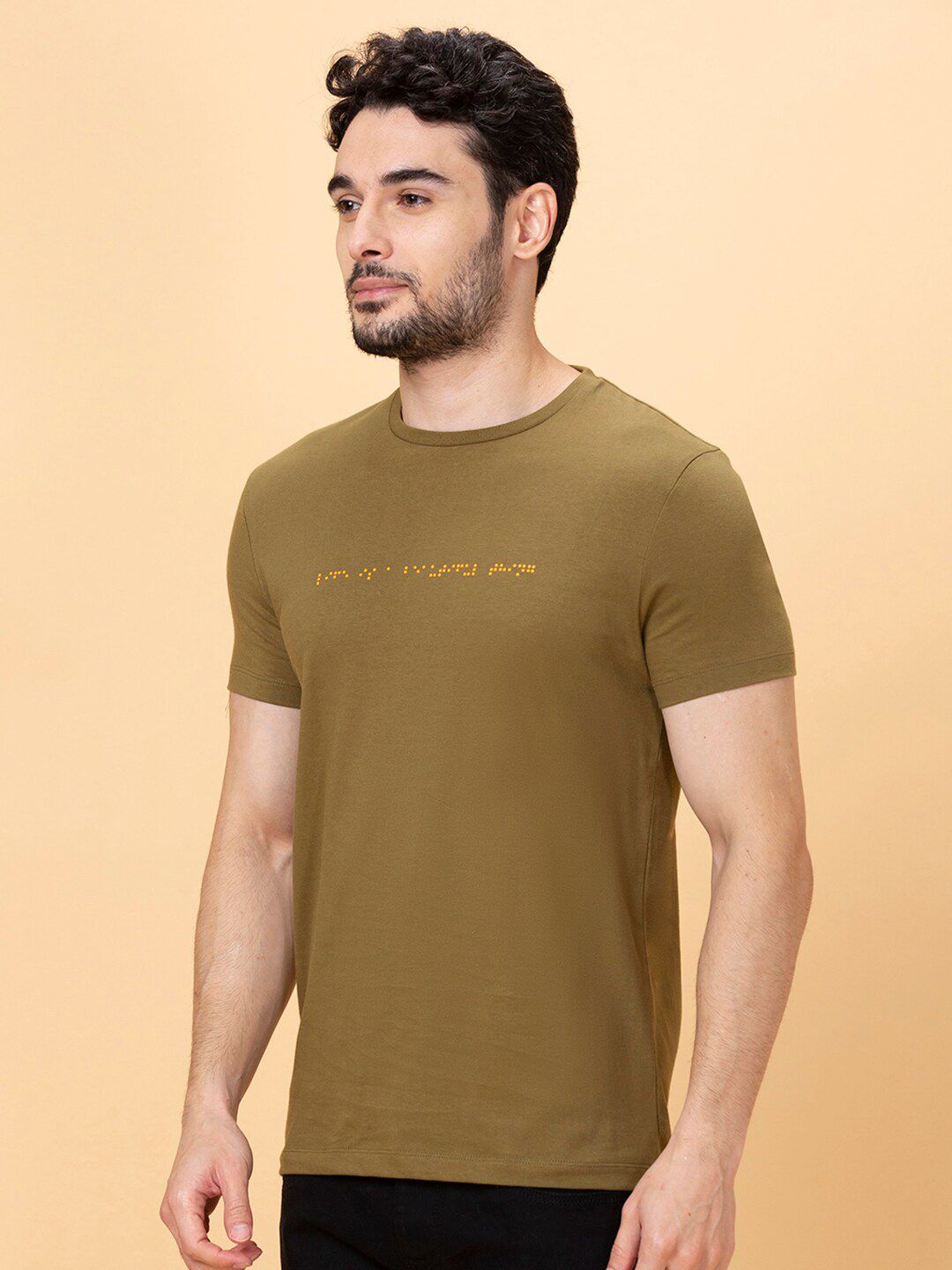 Being Human Round Neck Casual T-shirt