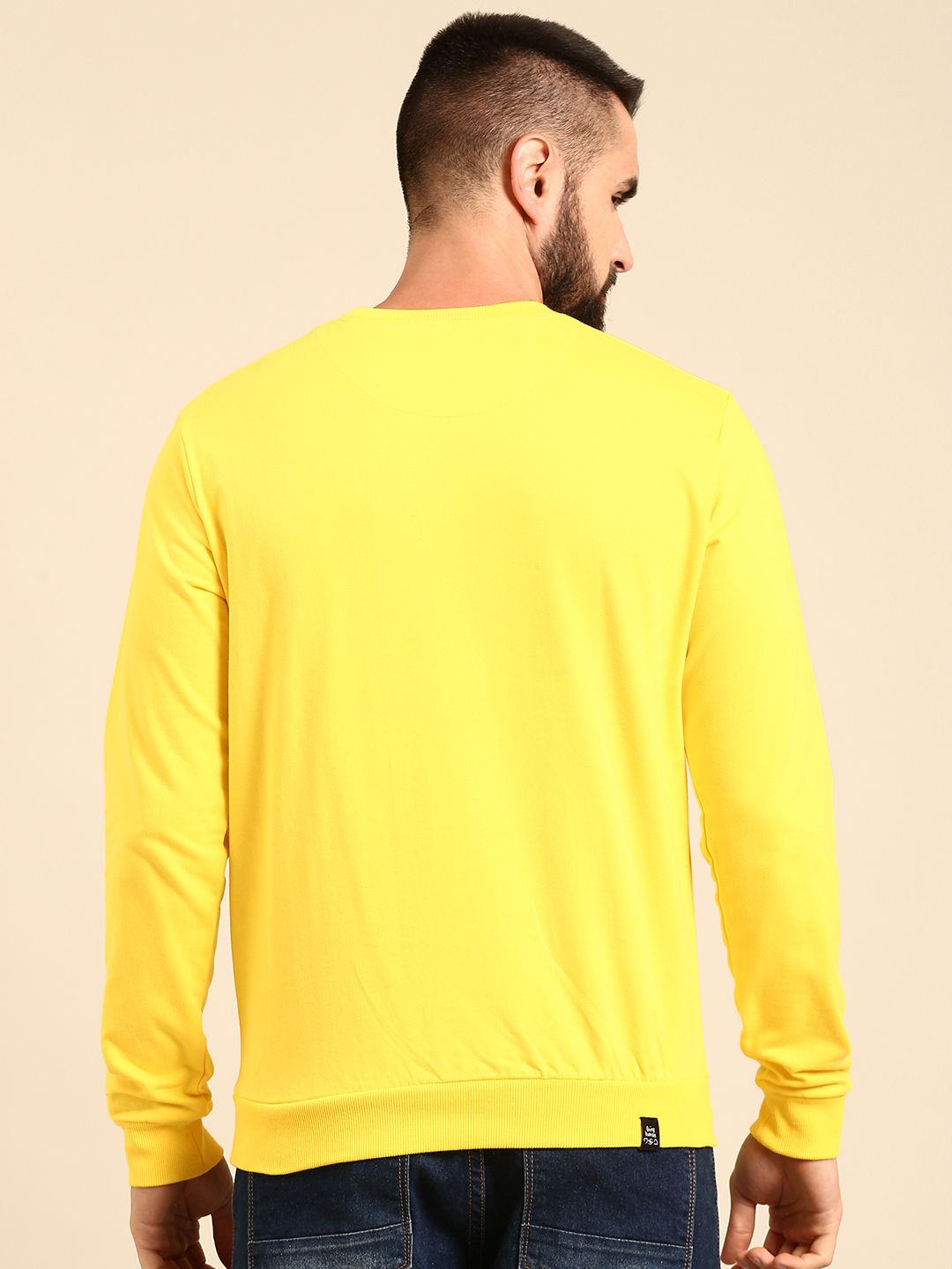Being Human Pure Cotton Brand Logo Printed Sweatshirt
