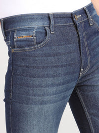 The Indian Garage Co Men Blue Slim Fit Low-Rise Clean Look Stretchable Jeans