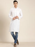 SOJANYA Kurta Putih Lelaki