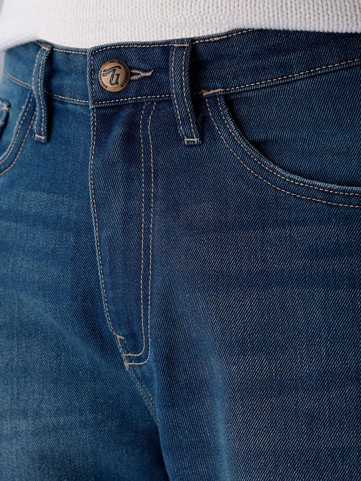 The Indian Garage Co Men Mid-Rise Loose Baggy Fit Stretchable Jeans