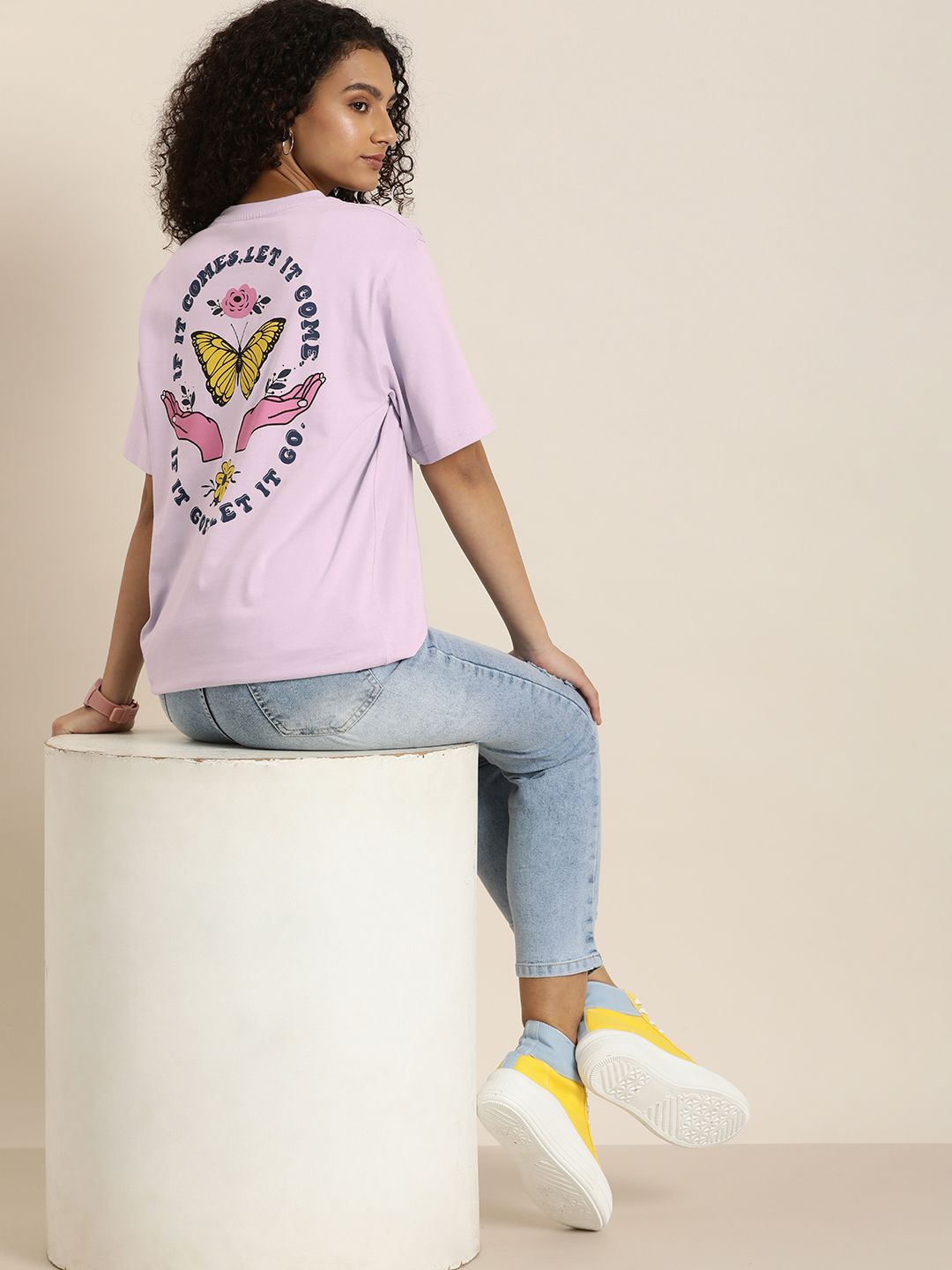 DILLINGER Pure Cotton Printed Oversized T-shirt
