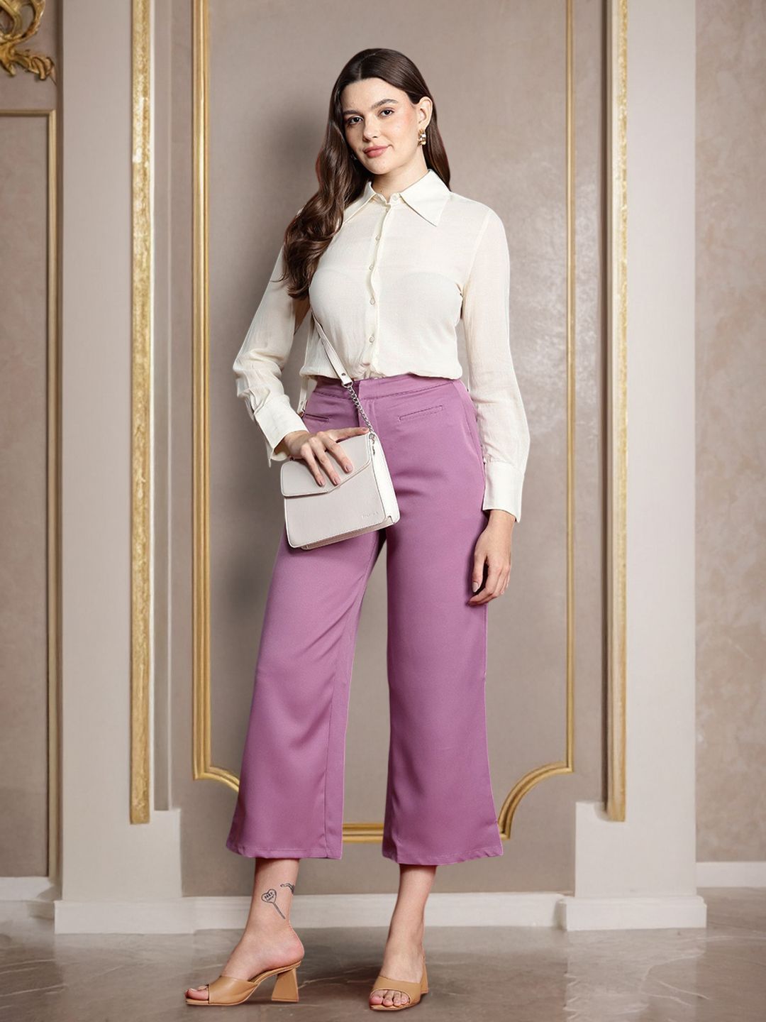 all about you Women High-Rise Trousers