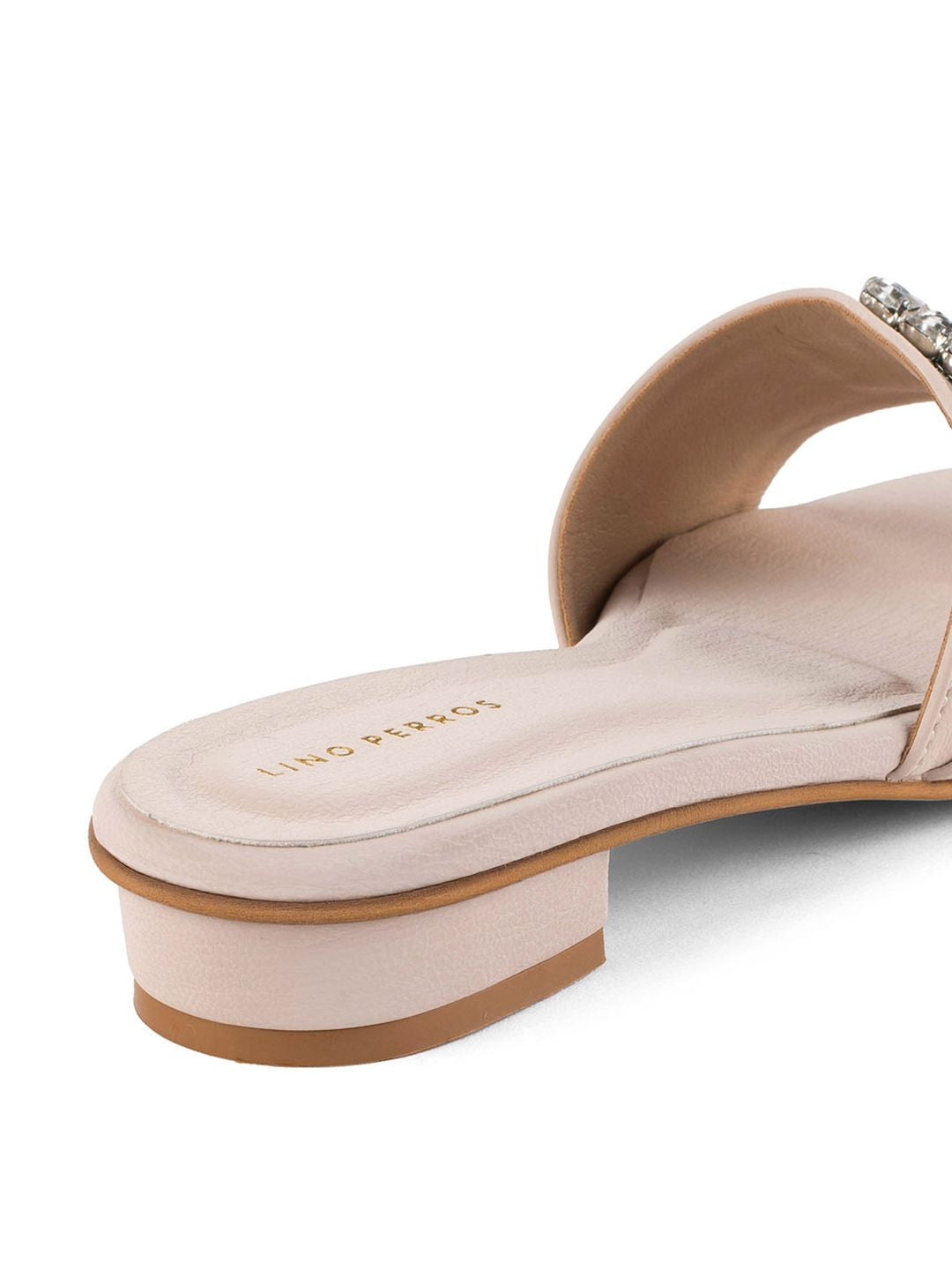 Lino Perros Women Embellished Open Toe Flats