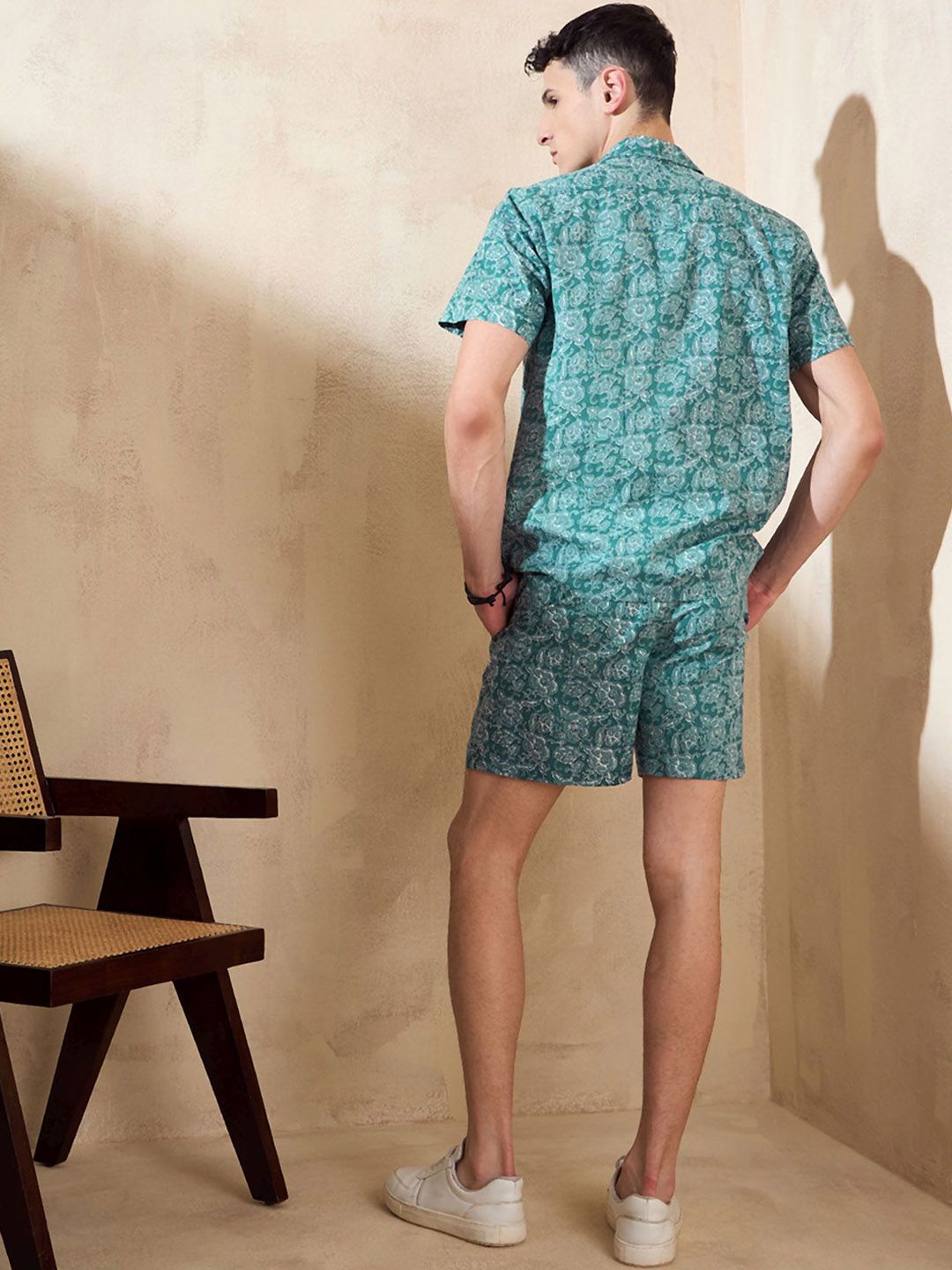 DENNISON Floral Printed Oversized Co Ords Set