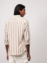 ether Men Classic Pure Cotton Striped Shirt
