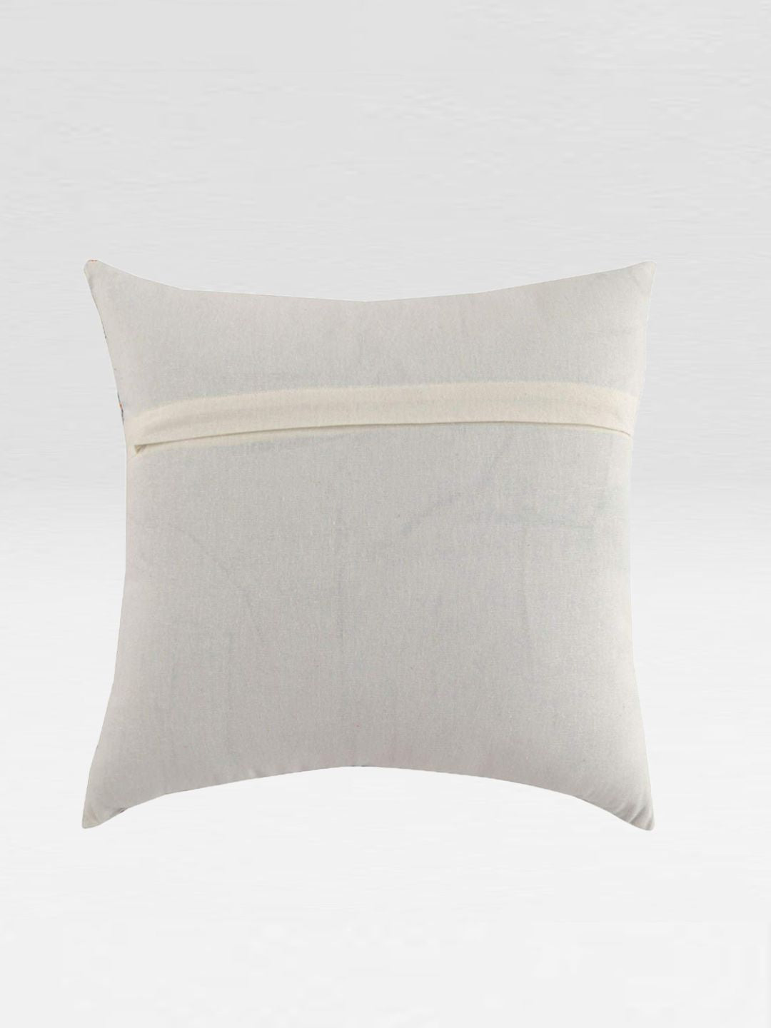 STITCHNEST Blue & Cream-Coloured Set of 5 Geometric Square Cushion Covers