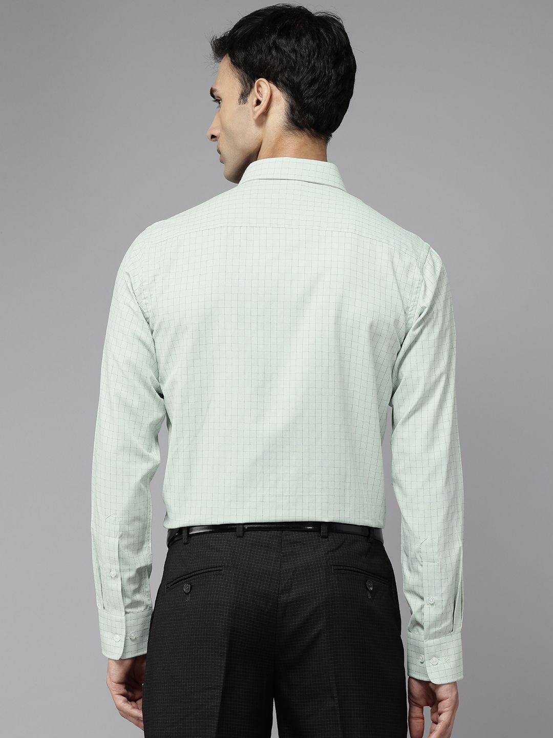 Park Avenue Slim Fit Checked Formal Shirt