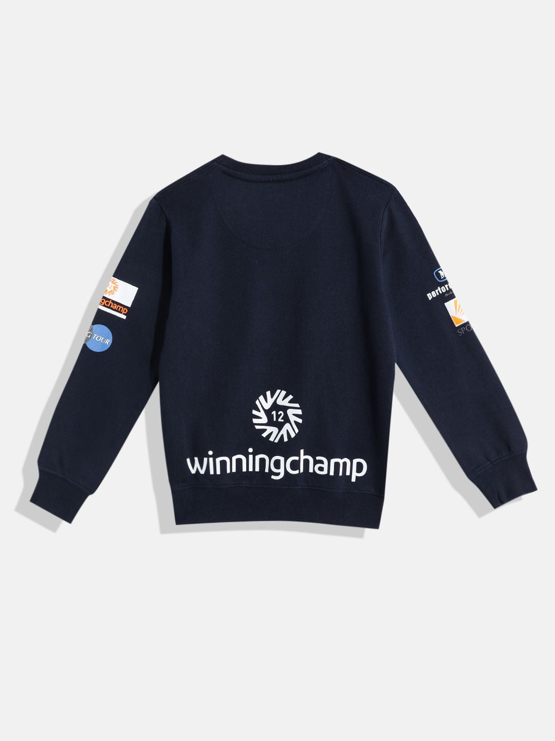 Monte Carlo Boys Cotton Graphic & Typography Printed Sweatshirt