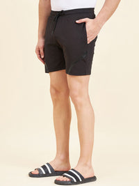 Sweet Dreams Men Black Mid Rise Shorts