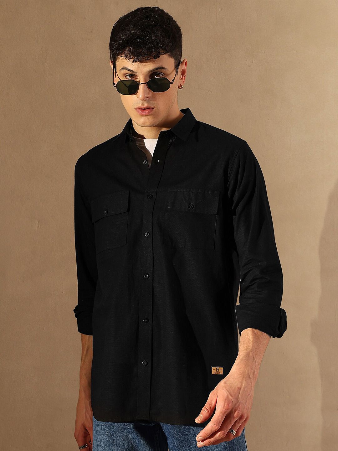 DENNISON Men Double Pocket Shirt
