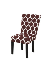 Story@home Maroon Printed Chair Cover
