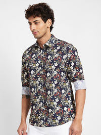 Being Human Men Slim Fit Floral Opaque Printed Casual Shirt