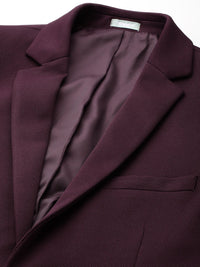 Park Avenue Notched Lapel Collar Single Breasted Formal Blazer