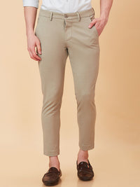 Being Human Men Mid Rise Easy Wash Cotton Chino Trousers
