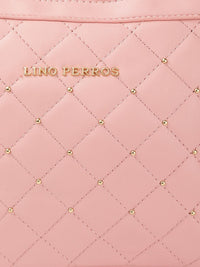 Lino Perros Women Pink Quilted Sling Bag