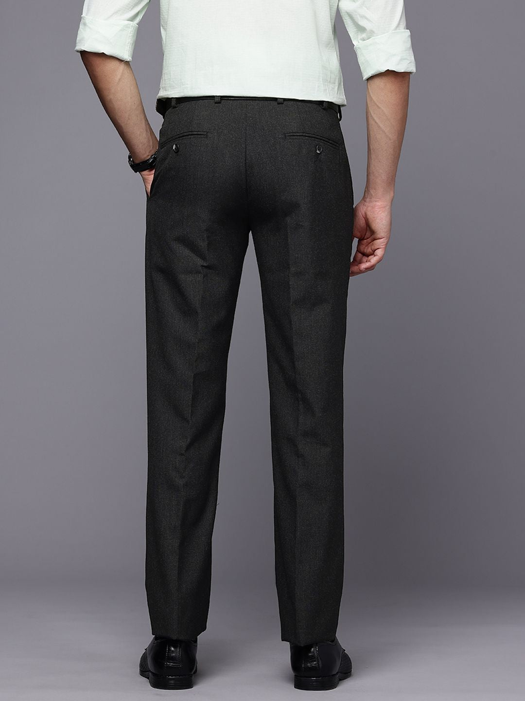 Raymond Men Slim Fit Formal Trousers