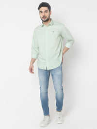 SPYKAR Slim Fit Opaque Striped Casual Shirt
