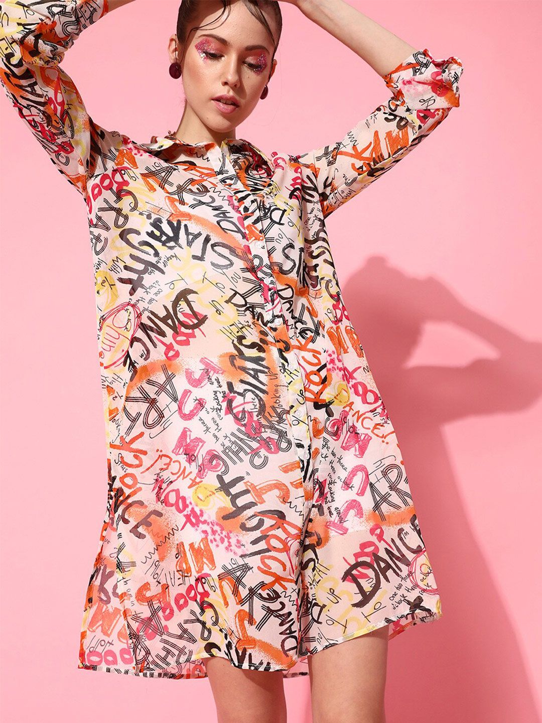 STREET 9 Women Multi-coloured Floral Dress