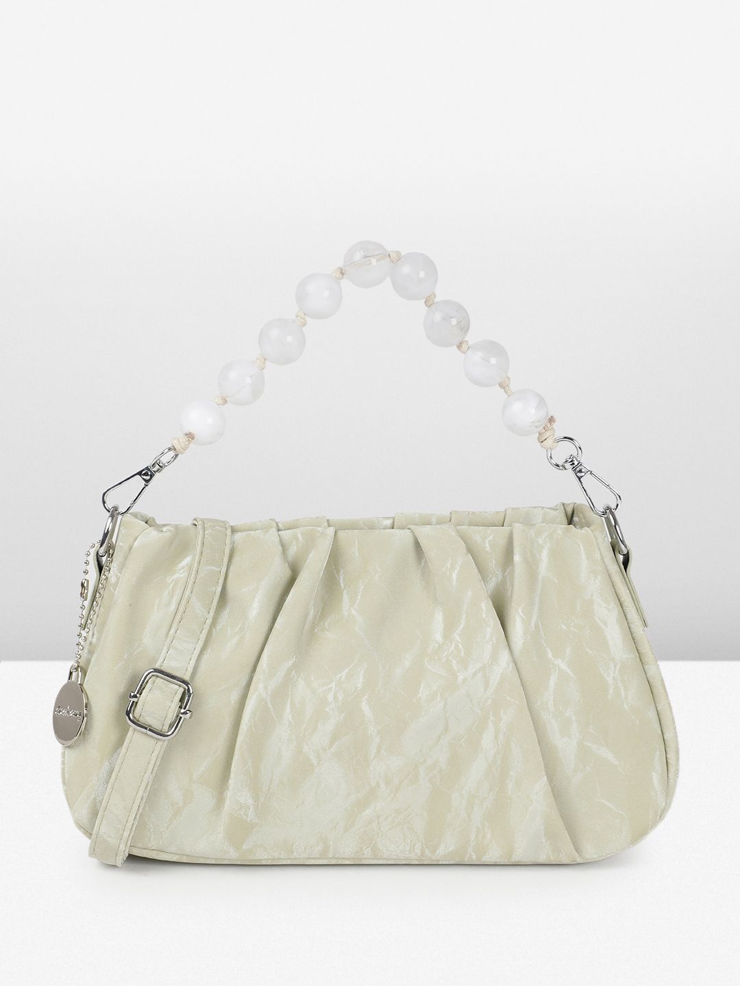 DressBerry Printed Structured Handheld Bag